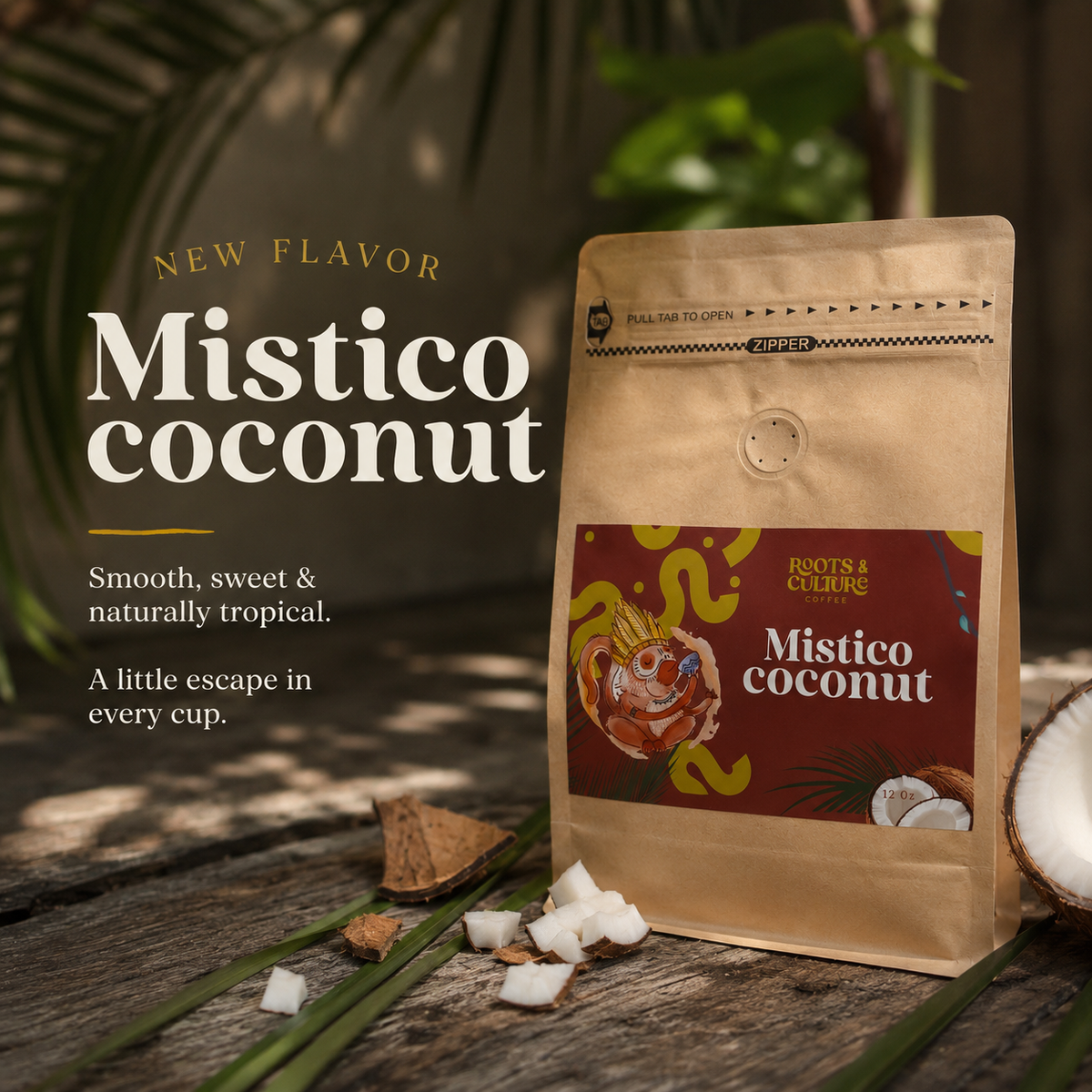 Mistico Coconut - 12oz Bag